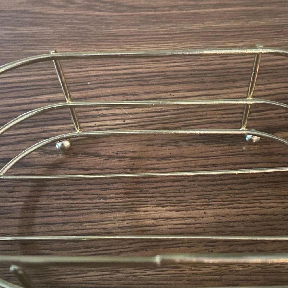 Elegant Gold Bath Caddy